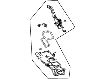 Mopar 1HX62DX9AC SLED Assembly-Parking Brake