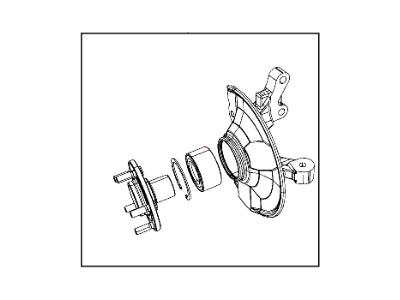 Dodge Caliber Steering Knuckle - 68088531AB