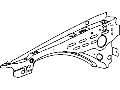 Mopar 55396571AA REINFMNT-COWL Side