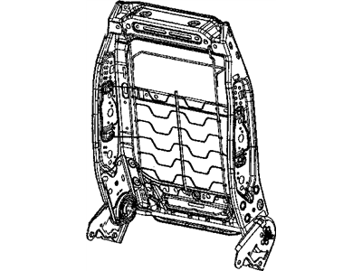 Mopar 4610145AC Frame-Front Seat Back