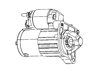 2012 Dodge Dart Starter Motor - 56029698AA