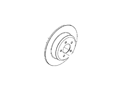 2008 Dodge Magnum Brake Disc - 4779438AB