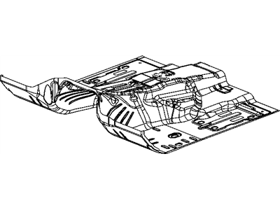 2005 Jeep Grand Cherokee Floor Pan - 55394418AD