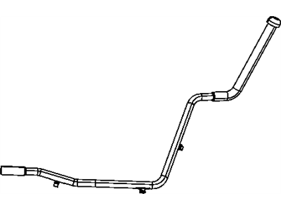 2008 Chrysler Pacifica Brake Booster Vacuum Hose - 4809606AF