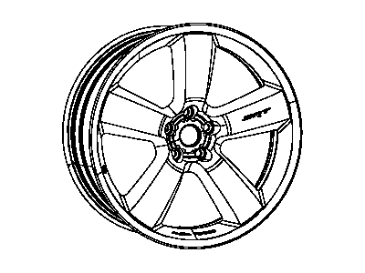 Mopar 1JG85RXFAB Wheel Aluminum