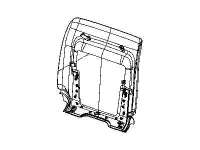 Mopar 1UP05GT5AC Panel-Front Seat Back