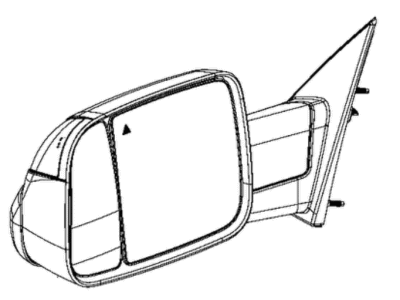 68462963AA Mopar Outside Rearview Illustration 1 of 1