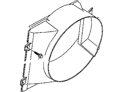 Dodge Dakota Fan Shroud - 52029181AC