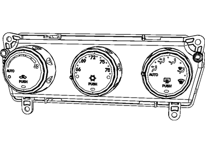 Mopar 55111955AC Air Conditioner Control Head Unit