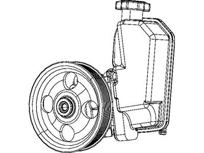 Mopar 52013555AA Cap-Power Steering Reservoir