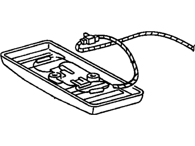 Mopar 4602158 Wiring Dome W/MAP Lamps