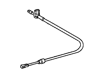 Chrysler Crossfire Parking Brake Cable - 5098986AA