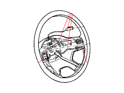 2005 Jeep Liberty Steering Wheel - UR671X9AD