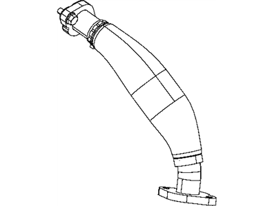 Mopar 4627650AE Tube-Collector To EGR Cooler