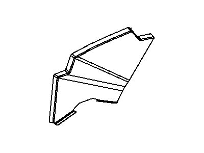 Mopar 5008814AC Support-Rear Shelf Panel