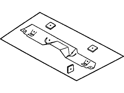 Mopar 4878003AA REINFMNT-Seat Belt Anchor