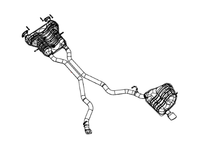 Dodge Durango Muffler - 68105749AA