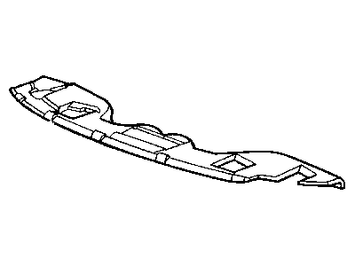 Mopar 4580767AD SILENCER-COWL PLENUM Panel Upper