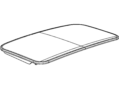 Mopar 5183171AA Glass-SUNROOF