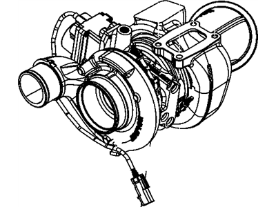 2009 Dodge Ram 5500 Turbocharger - R8048234AE