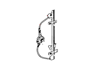 2003 Dodge Dakota Window Regulator - 55256572AG