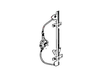 Mopar 55256572AG Rear Door Window Regulator