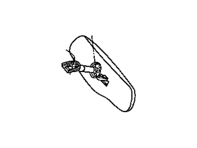 Mopar 55155380AC Interior Rear View Mirror