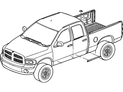 Mopar 55275797AA Molding-Roof Quarter Joint