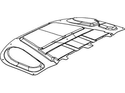 Mopar 55197417AE SILENCER-Hood