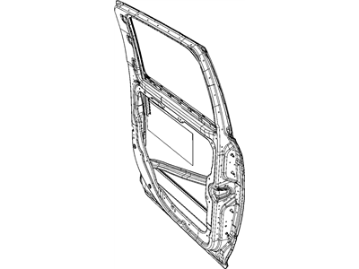 Mopar 55372021AA Door-Rear Door Outer