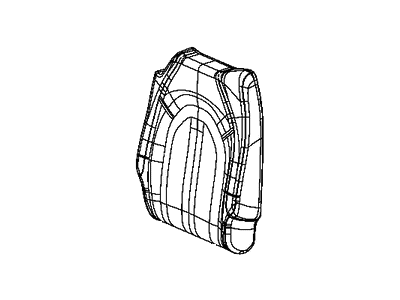 Mopar 6EC96LV5AA Rear Quad Seat Back Cover
