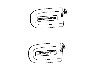 Mopar 68234959AA TRANSMITT-Integrated Key Fob