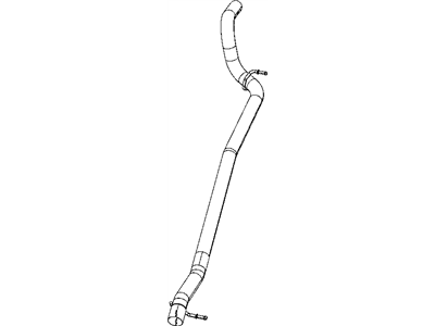 2009 Jeep Wrangler Exhaust Pipe - 52059938AH