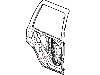 Jeep Grand Cherokee Window Regulator - 55363284AB