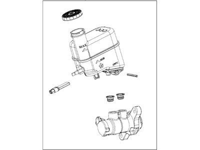 Mopar 68211915AA Brake Master Cylinder