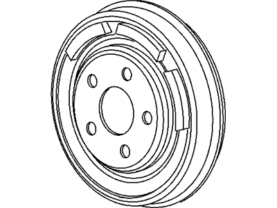 2002 Chrysler PT Cruiser Brake Drum - 4509676