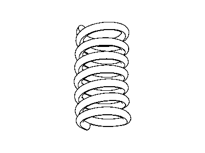 Mopar 68050581AA Front Coil Spring