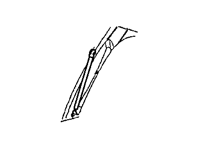 Mopar 55136965AA Liftgate Glass Support