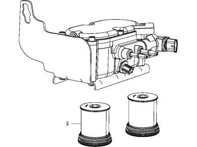 Mopar Fuel Water Separator Filter - 68090648AA