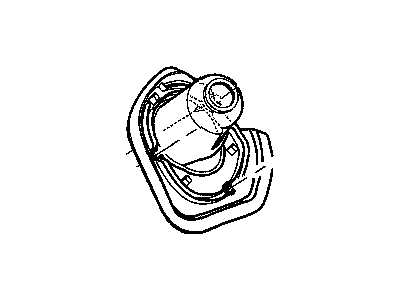 Mopar 4680543AD SHROUD-Dash SILENCER