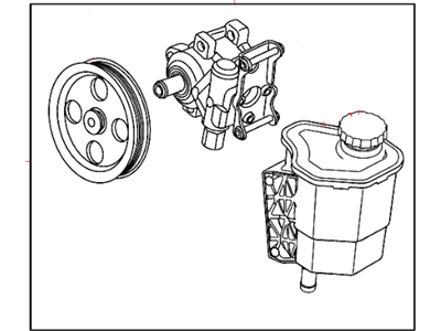 Mopar 52113454AD Power Steering Pump With Pulley