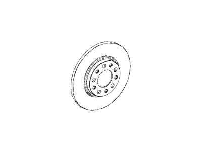 Mopar 4779885AB Rear Brake Rotor