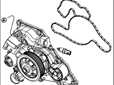 Mopar 53022340AC Engine Water Pump Front