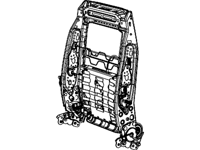 Mopar 4610154AA Frame-Front Seat Back