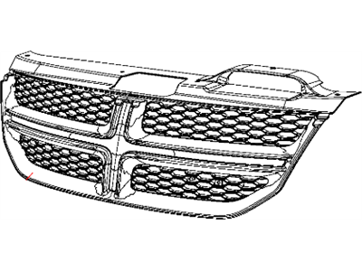 Dodge Journey Grille - 1SU84SZ0AB