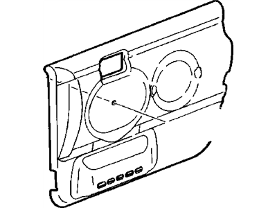 Mopar 5DY661K5AC Panel-Door Trim