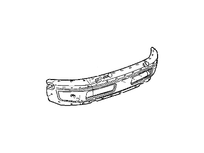 Mopar 5011476AB Front Bumper