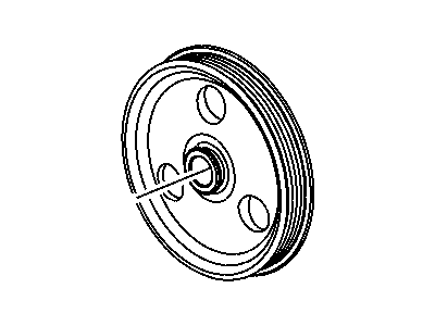 Mopar 4668448AA Pulley-Power Steering Pump