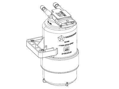 Jeep Wrangler Fuel Water Separator Filter - 68299930AA