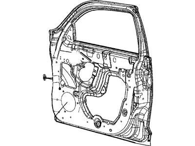 Mopar 4724812AA Door-Front